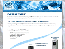 Tablet Screenshot of everestwater.com